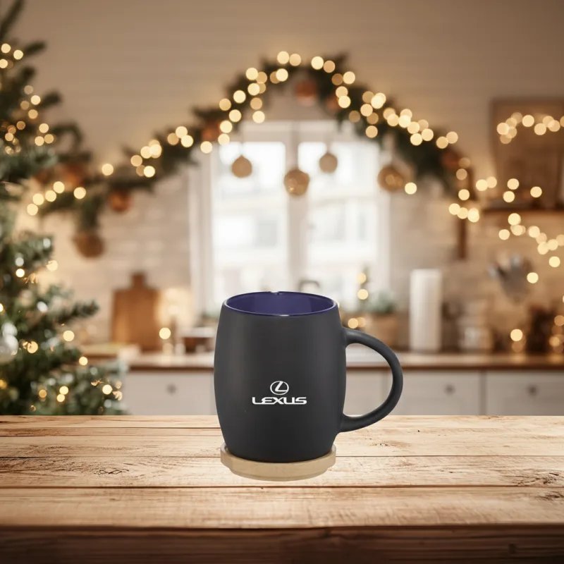 Lexus Mug With Wooden Coaster - 2