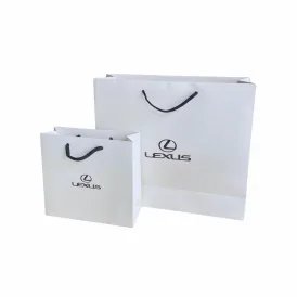 Lexus White Paper Bags - 10PCS