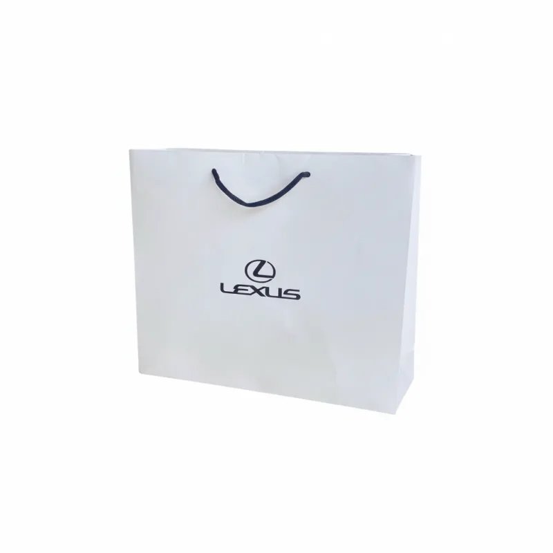 Lexus White Paper Bags - 10PCS - 2