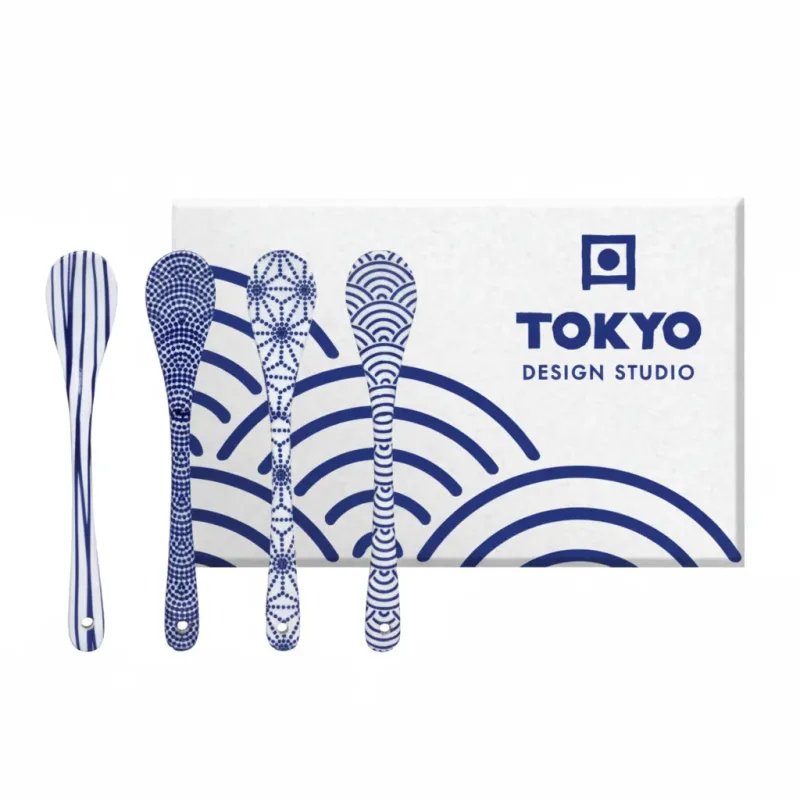 Japanese Tea Spoons Gift Box - 4PCS - 1